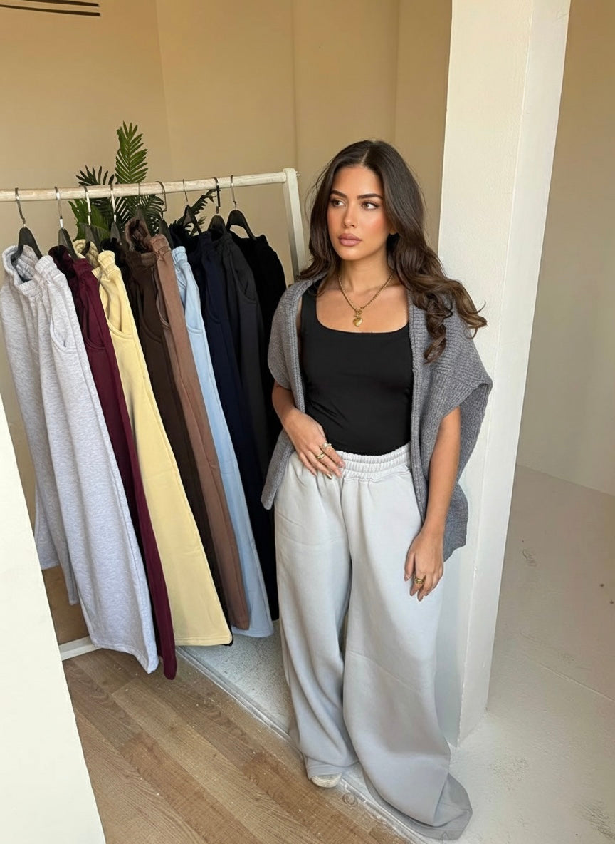 Soft Flow Wide-Leg Pants